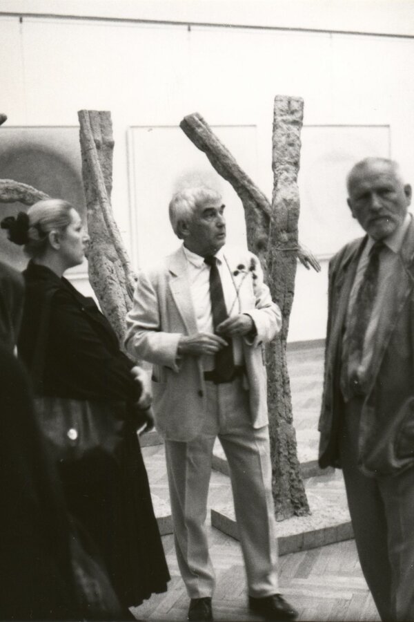 zleva: ?, A. Hartmann, Olbram Zoubek